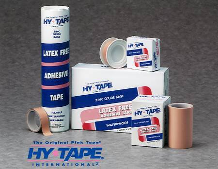 Picture of Medical Tape Hy-Tape® Waterproof Zinc Oxide Adhesive 1-1/2 Inch X 5 Yard Pink NonSterile115LF