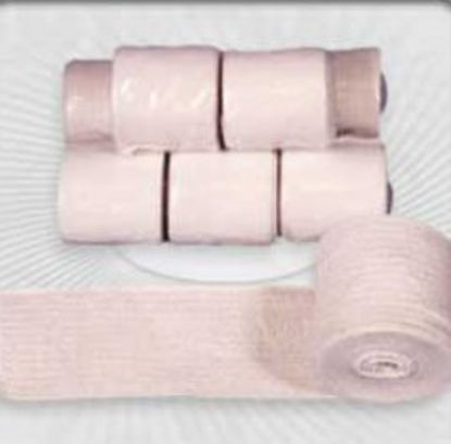 Picture of Elastic Bandage Ultra 6 Inch Width Standard Compression Single Hook and Loop Closure Tan NonSterile4770-08-6VDL