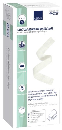Picture of Calcium Alginate Dressing Abena® 1 X 12 Inch Rope Calcium Alginate Sterile2616