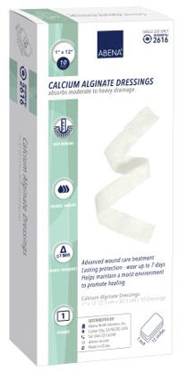 Picture of Calcium Alginate Dressing Abena® 1 X 12 Inch Rope Calcium Alginate Sterile2616