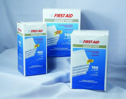 Picture of Gauze Sponge American® White Cross Mesh Gauze 12-Ply 2 X 2 Inch Square Sterile7060033