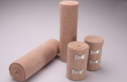 Picture of Elastic Bandage Welmed 6 Inch X 5 Yard Standard Compression Clip Detached Closure Tan NonSterile1700-6SCLF