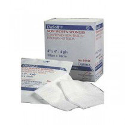 Picture of Nonwoven Sponge Dusoft Polyester / Rayon 4-Ply 4 X 4 Inch Square Sterile84144