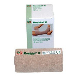 Picture of Compression Bandage Rosidal® K 4 Inch X 5 Yard High Compression Clip Detached Closure Tan NonSterile22202