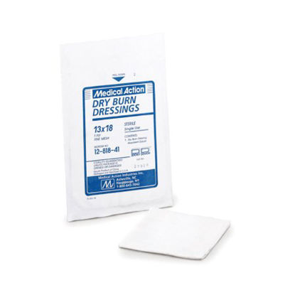 Picture of Burn Dressing Medical Action Mesh Gauze 1-Ply 18 X 18 Inch Square Sterile12-818-66