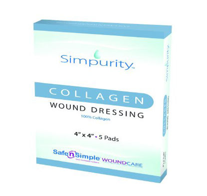 Picture of Collagen Dressing Simpurity™ Collagen 4 X 4 Inch 5 per PackSNS52244