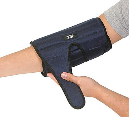 Picture of Elbow Support IMAK RSI® One Size Fits Most Dual Hook and Loop Strap Closures Left or Right Elbow BlueA10172