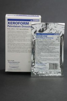 Picture of Petrolatum Impregnated Dressing Xeroform® 2 X 2 Inch Gauze Bismuth Tribromophenate / Petrolatum SterileDKC71164