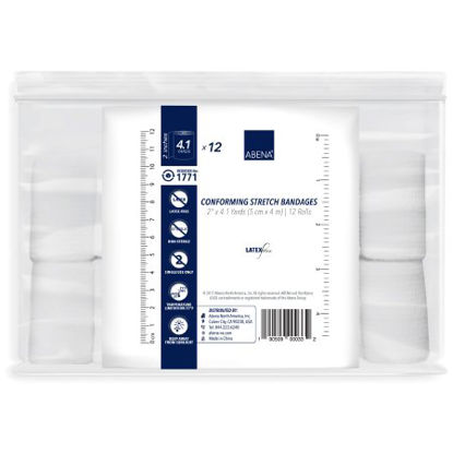 Picture of Conforming Bandage Abena® Cotton 1-Ply 2 Inch X 4-1/10 Yard Roll Shape NonSterile1771