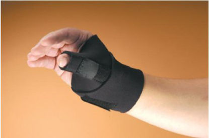 Picture of Thumb Brace Modabber™ Adult X-Larege Hook and Loop Strap Closure Left or Right Hand Black5803-BLK-XL