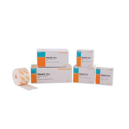 Picture of Dressing Retention Tape with Liner Primafix Plus Breathable Nonwoven Polyester 2 Inch X 10 Yard White NonSterile55328