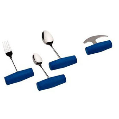 Picture of Tablespoon T-Grip Blue Plastic Handle / Stainless Steel560147