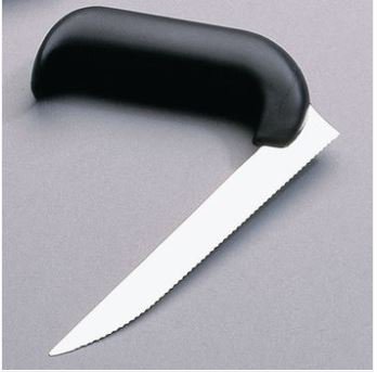 Picture of Knife Angled Silver / Black Stainless Steel081500792