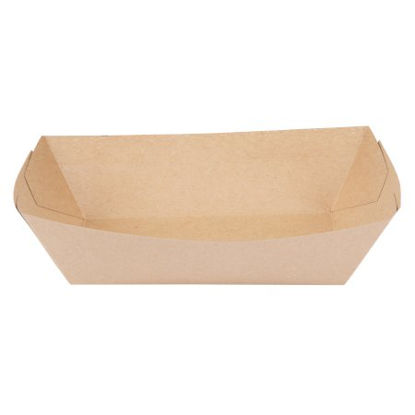 Picture of TRAY, FOOD PAPER NAT 5LB 9 1/2"X6 1/2"X2 1/2" (500/CS)300700