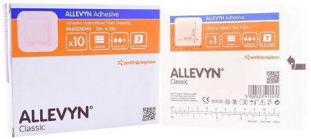 Picture of Silicone Foam Dressing Allevyn Gentle Border 5 X 5 Inch Square Silicone Gel Adhesive with Border Sterile66020403