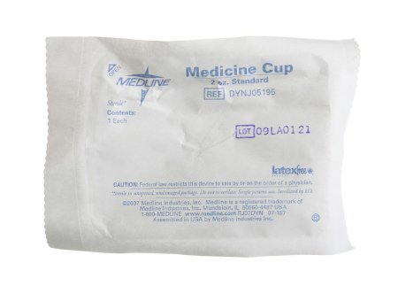 Picture of Graduated Medicine Cup 2 oz. Clear Plastic DisposableDYNJ05195