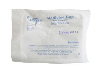 Picture of Graduated Medicine Cup 2 oz. Clear Plastic DisposableDYNJ05195