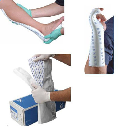 Picture of Precut Splint TechForm® 4 X 15 Inch Fiberglass WhiteTC0415
