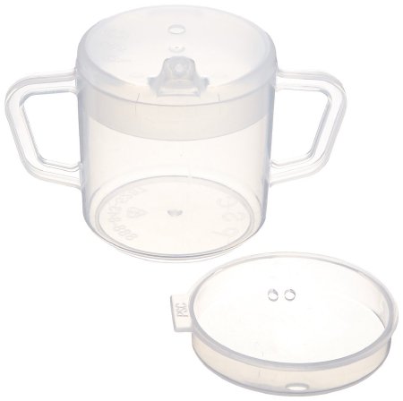 Picture of Spillproof Drinking Cup Sammons Preston 8 oz. Clear Plastic Reusable'1453
