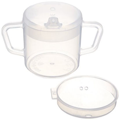Picture of Spillproof Drinking Cup Sammons Preston 8 oz. Clear Plastic Reusable'1453