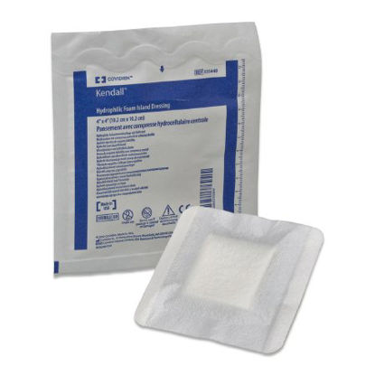 Picture of Foam Dressing Kendall™ Foam Plus 8 X 8 Inch Square Non-Adhesive without Border Sterile55588P