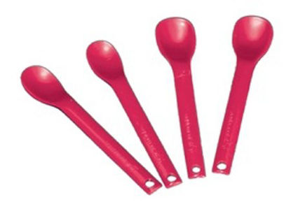 Picture of Spoon Long Handle Maroon Plastic8017703