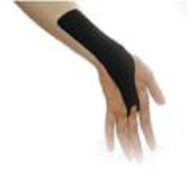 Picture of Kinesiology Tape Spider-Tech® Pre-Cut Cotton 1 X 4 X 8 Inch Black NonSterile25-3500