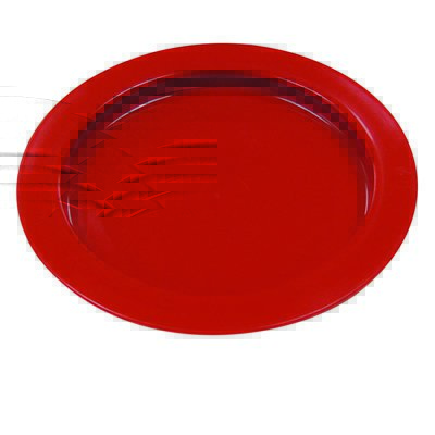 Picture of Plate Inner Lip™ Red Reusable Plastic 9 Inch Diameter62-0100