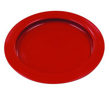Picture of Plate Inner Lip™ Red Reusable Plastic 9 Inch Diameter62-0100