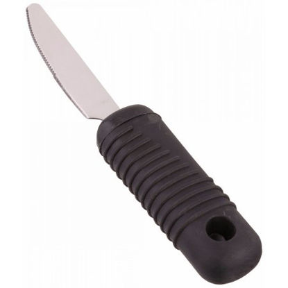 Picture of Knife Sure Grip™ Stainless Steel Knife Silver / Black Stainless Steel / Rubber'A703203