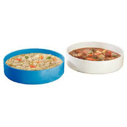 Picture of High-Side Dish Sammons Preston Blue Reusable Melamine Plastic 7-1/4 Inch Diameter143002
