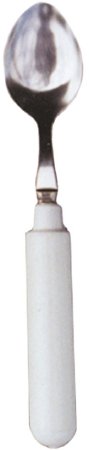 Picture of Soup Spoon Comfort Grip Lightweight White Vinyl Coated61-0043