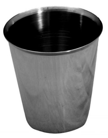 Picture of Graduated Tumbler 7 oz. Silver Stainless Steel ReusableGE-T2107