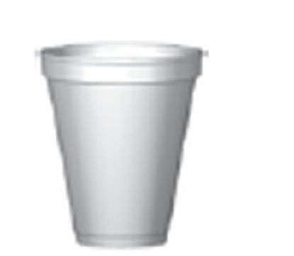 Picture of Drinking Cup WinCup® 8 oz. White Styrofoam DisposableH8S