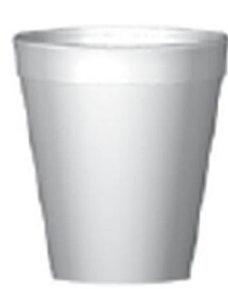 Picture of Drinking Cup WinCup® 10 oz. White Styrofoam Disposable10C8W