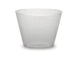 Picture of Graduated Medicine Cup 1 oz. Translucent Plastic DisposableVM-1OZMEDCUP