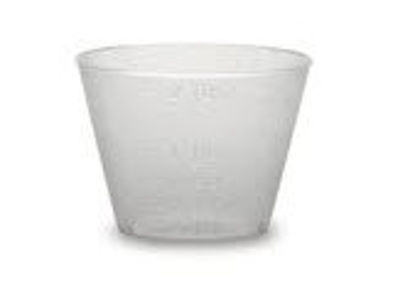 Picture of Graduated Medicine Cup 1 oz. Translucent Plastic DisposableVM-1OZMEDCUP