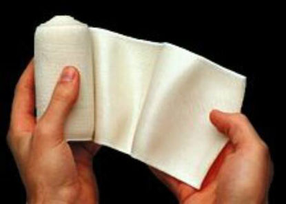 Picture of Elastic Bandage Gel-E-Roll 4 X 48 Inch Standard Compression No Closure Tan NonSterile10355