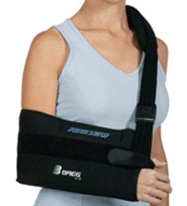 Picture of Shoulder Immobilizer Kool Medium Airmesh® Waist Strap / Shoulder Strap Quick Release Buckle Left or Right Arm08513