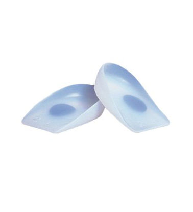 Picture of Heel Cup Adult Large Silicone Opaque with Blue DotU4771