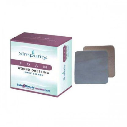 Picture of Silver Foam Dressing Simpurity™ 2 X 2 Inch Square SterileSNS72502