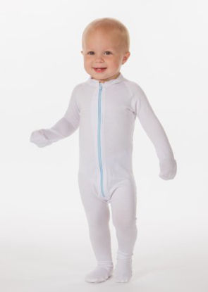 Picture of Eczema Treatment Bodysuit Wrap-E-Soothe Suit™ 94% TENCEL® Lyocell / 6% Spandex Size 6 to 9 Months White Whole Body NonSterile12112-6