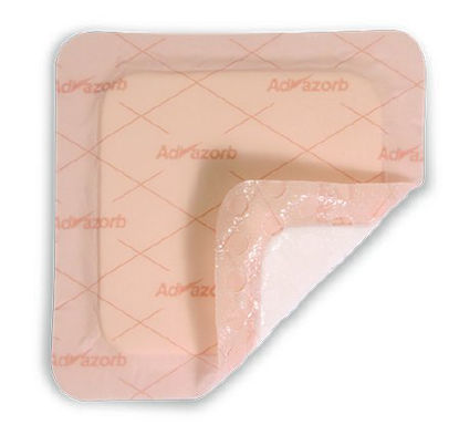 Picture of Silicone Foam Dressing Advazorb Border® Lite 5 X 5 Inch Square Silicone Adhesive with Border SterileCR4199