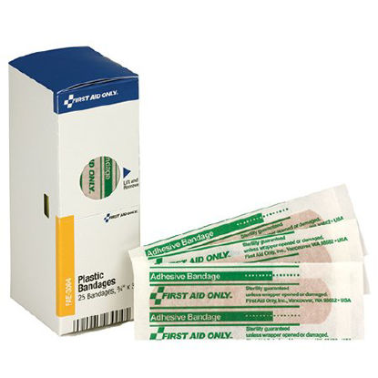 Picture of Adhesive Strip First Aid Only® 3/4 X 3 Inch Fabric Rectangle Tan SterileFAE-3004