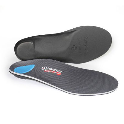 Picture of Powerstep® ProTech Control Wide Orthotic Insert Full Length Size G Polypropylene / Polyester / Poron® Foam / EVA Gray Male 10 to 10-1/2 / Female 121017-01G