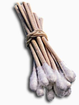 Picture of Swabstick Bioseal® Cotton Tip Wood Shaft 3 Inch Sterile 20 per Pack9320/100