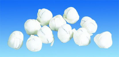 Picture of Surgical Tonsil Sponge American® White Cross Cotton / Gauze 7/8 Inch Diameter 100 Count Bag Nonsterile10244
