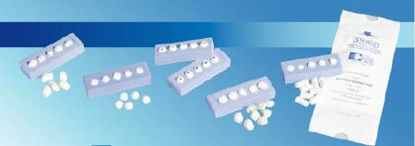 Picture of Surgical Kittner Sponge American® White Cross X-Ray Detectable Surgical Tape 9/16 X 1/4 Inch 5 Count Count Holder Sterile10533