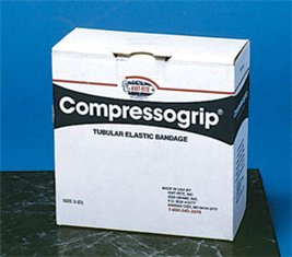 Picture of Elastic Tubular Support Bandage Compressogrip® 2 Inch X 11 Yard 20 to 25 mmHg Pull On White Size A NonSterile4044