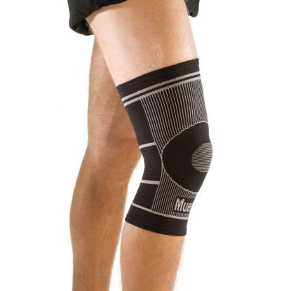 Picture of Knee Sleeve Mueller® Sport Care® Large / X-Large Pull-On 15-1/2 to 19 Inch Knee Circumference Left or Right Knee6414